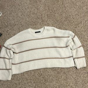 cropped sweatshirt